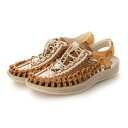 キーン KEEN レディース アウトドアシューズ UNEEK 1030577 水陸両用 (ホワイト×ブラウン)(4)