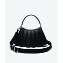 ラコステ LACOSTE ファッションショー テニススカートラムレザーバッグ (ブラック)