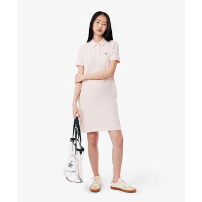 ラコステ LACOSTE ベーシックポロドレス （ライトピンク）