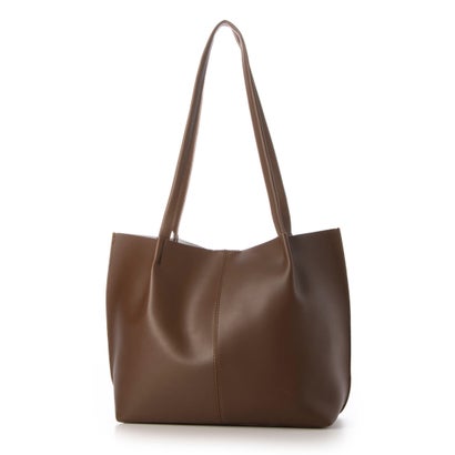 スタイルブロック STYLEBLOCK レザー調ビッグトートバッグ （コーヒー）