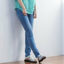 インディヴィ INDIVI 【新登場!褒められデニム】スキニー デニムパンツ (ブルー(092))