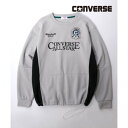 コンバース CONVERSE サッカーチーム風ユニフォームプリント プルオーバー スウェット トレーナー メンズ レディース ユニセックス ブロークコア (ライ...