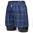 ダックス DAKS LL)前開トランクス(貼り付ゴム) 【返品不可商品】 (ブルー)