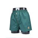 ダックス DAKS 前開トランクス(貼り付ゴム) 【返品不可商品】 (グリーン)