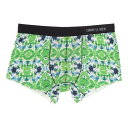 コムサメン COMME CA MEN コムサメン 絞り染め柄 ボクサーパンツ 【返品不可商品】 (エメラルドグリーン)