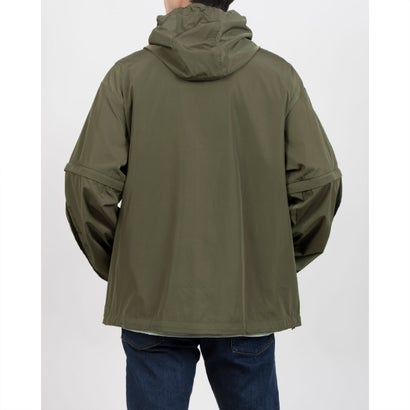 ノルディ NERDY DETACHABLE SLEEVE WINDBREAKER （KHAKI）　デタッチャブルスリーブウィンドブレーカー（カーキ）