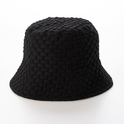 センスオブグレース SENSE OF GRACE ポコポコ生地 平天チューリップハット （BK）