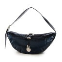 ノルディ NERDY STAMP SHIRRING HOBO BAG (NAVY) スタンプシャーリングホーボーバッグ(ネイビー)(4)