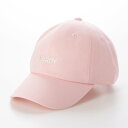 ノルディ NERDY SMALL BLENK LOGO BALL CAP (BABY PINK) スモールブレンクロゴボールキャップ(ベビーピンク)