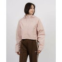 ノルディ NERDY W'S SLEEVE SHIRRING WINDBREAKER (BABY PINK) スリーブシアリングウィンドブレーカー(ベビーピンク)