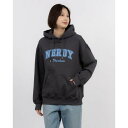 ノルディ NERDY OUTLINE ARCH LOGO HOODIE (CHARCOAL) アウトラインアーチロゴフーディー(チャコール)