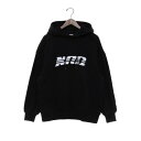 ノルディ NERDY RAW EDGE HOODIE (BLACK) ローエッジフーディー(ブラック)