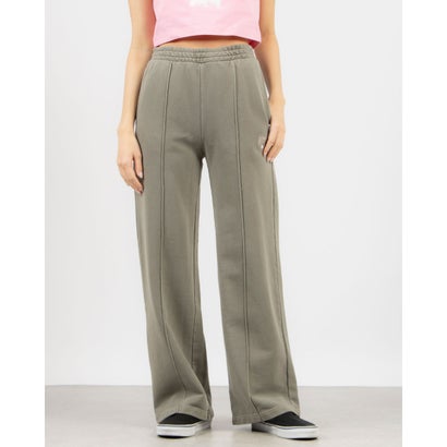 ノルディ NERDY W'S SOUFFLE PIGMENT WIDE SWEATPANTS （KHAKI）　ソッフルピグメントワイドスウェット..