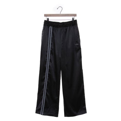 Υǥ NERDY GLOSSY TRACK PANTS BLACKˡåȥåѥġʥ֥å