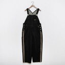 ノルディ NERDY UNI NY DENIM OVERALL (BLACK) NYデニムオーバーオール(ブラック)
