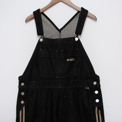 ノルディ NERDY UNI NY DENIM OVERALL （BLACK）　NYデニムオーバーオール（ブラック）