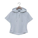 ノルディ NERDY W'S S/S MINI HOODIE (LIGHT GRAY) ミニフーディ(ライトグレー)
