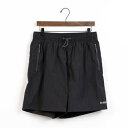 ノルディ NERDY ZIPPER POINT WOVEN HALF PANTS (BLACK) ジッパーポイントウーブンハーフパンツ(ブラック)