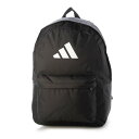 アディダス adidas ジュニア デイパック クラシック 3BARS バックパック JI6953 (ブラック/ホワイト)