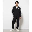 アディダス adidas メンズ クロス上下セット M 3S ウーブン トラックスーツ JI8849 (ブラック)