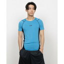 アンダーアーマー UNDER ARMOUR メンズ UAヒートギアアーマー コンプレッション ノベルティ ショートスリーブ シャツ 6001536 (ブルー)