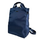 ルートート ROOTOTE リュック型 トートバッグ はっ水 きれいめ A4 ビジネス LT.セオルー.アンサンブル-A 1068 (03 ネイビー)(4)