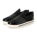 クライム climb スリッポンニットスニーカー (BLACK)(4)