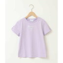 アー・ヴェ・ヴェ a.v.v ソデレースアップTシャツ (ラベンダー)
