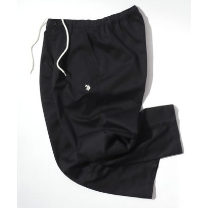 ユーエスポロアッスン U.S. POLO ASSN. /ユーエスポロアッスン USPA T/Cツイル デニム タックワイドパンツ/ルーズテーパードパンツ/イージーパンツ/レディース メンズ