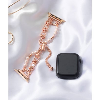 エモニーク emonique ジュエリー スマートウォッチバンド Apple Watch Band 【38/40/41/42/44/45/49mm対応】 （ピンク）