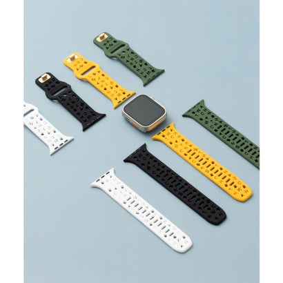 エモニーク emonique スマートウォッチバンド シリコン製【38/40/41/42/44/45/49mm対応】 （グリーン）