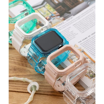 エモニーク emonique スマートウォッチバンド付きケース【38/40/41/42/44/45mm対応】 （ベビーピンク）