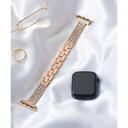 エモニーク emonique ステンレス製 Apple Watch Band スマートウォッチバンド【38/40/41/42/44/45/49mm対応】 (ピン...