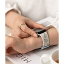 エモニーク emonique スマートウォッチバンド シリコン製【38/40/41/42/44/45/49mm対応】 (ライトブルー)