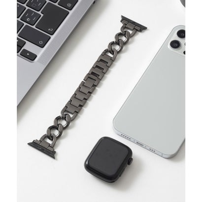 エモニーク emonique Apple Watch Band スマートウォッチバンド 合金【38/40/41/42/44/45/49mm対応】 （ブラック）