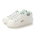 モズ moz MOZ2962 スニーカー レディース 厚底 おしゃれ moz モズ 白 黒 疲れない 軽い 歩きやすい (WHITE/GREEN)