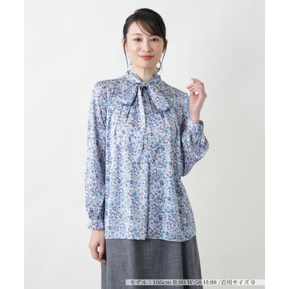 レリアン Leilian ブラウス （サックス）