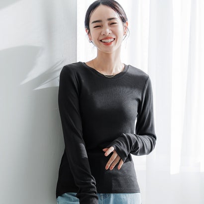 コカ coca リブクルーネック （Black）のサムネイル