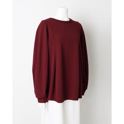 マーサ MARTHA コクーンシルエットチュニック （ボルドー）