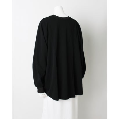 マーサ MARTHA コクーンシルエットチュニック (ブラック)