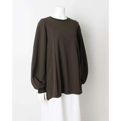 マーサ MARTHA コクーンシルエットチュニック (カーキ)