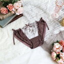 リサマリ Risa Magli □リア リボンショーツ 【返品不可商品】 (ブラウン(043))