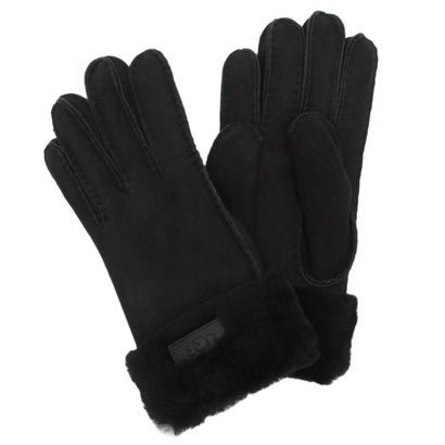 アグ UGG 手袋 カフグローブ シープスキン ブラック レディース UGG 17369 W TURN CUFF GLOVE BLK (BLACK) アグ UGG 手袋 カフグローブ シープスキン ブラック レディース UGG 17369 W TURN CUFF GLOVE BLK (BLACK)