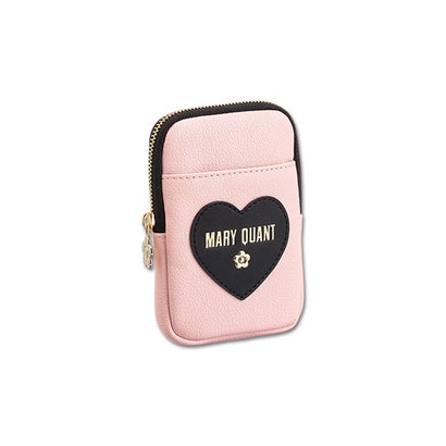 マリークヮント MARY QUANT ロゴインザハート リップポーチ （ピンク）のサムネイル