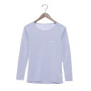 モンベル mont-bell ジオライン M.W.ラウンドネックシャツ Women's (ラベンダー)