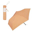 【Wpc.公式】雨傘 超軽量 大きめ ジャパニーズトラディショナルカラーズアンブレラ ミニ 55cm 和風 大きい 傘 折りたたみ 折り畳み レディース(オレンジ)