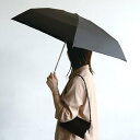 【Wpc.公式】日傘 遮光ノーブルベーシック ミニ 完全遮光 遮熱 晴雨兼用 レディース 折りたたみ傘 (ブラック)
