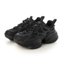 グランドフルール grandfleur 厚底ローカットスニーカー (BLK)(4)