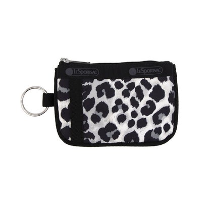 レスポートサック LeSportsac KEY CARD HOLDER (ニュートラルレオパード)