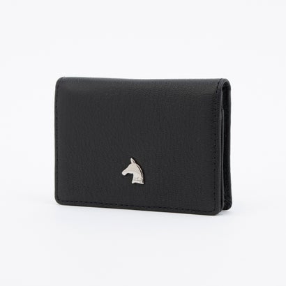 ホワイ Why ゴートレザーホースヘッド名刺入れ （ネイビー）